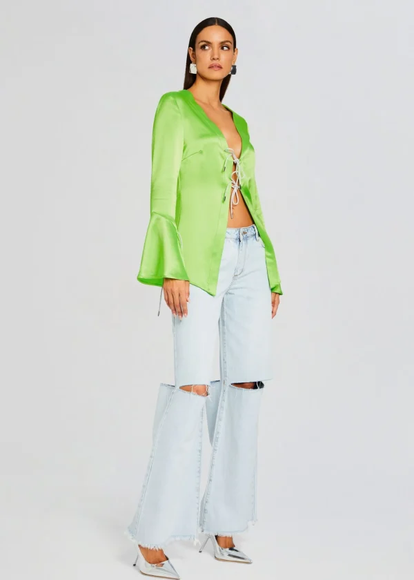 RETROFÊTE*Retrofete Svea Blouse Fresh Lime