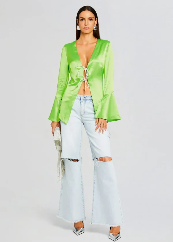RETROFÊTE*Retrofete Svea Blouse Fresh Lime