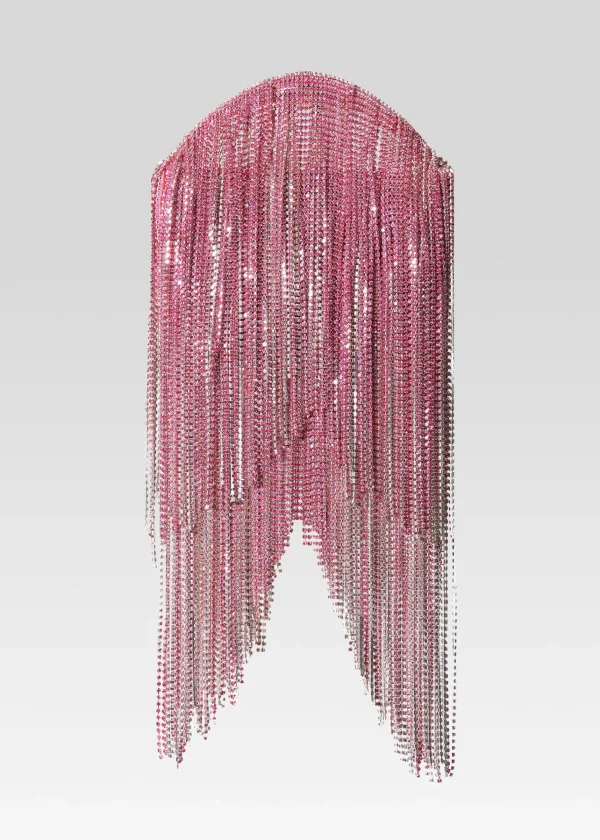 Accessories*Retrofete Talia Small Crystal Logo Bag Pink