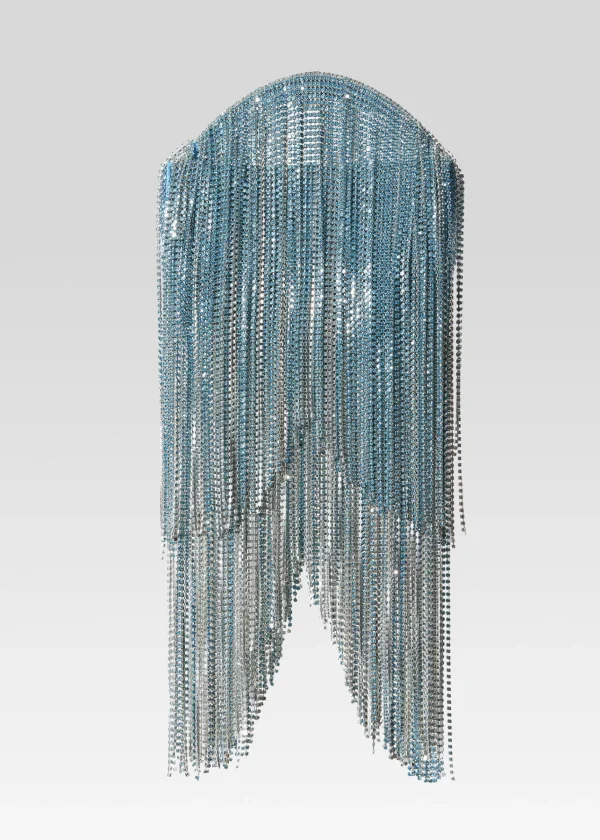 Accessories*Retrofete Talia Small Crystal Logo Bag Aqua Blue