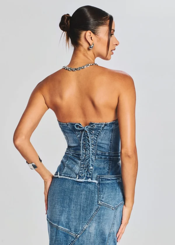 Dresses*Retrofete Tamara Denim Dress Sea