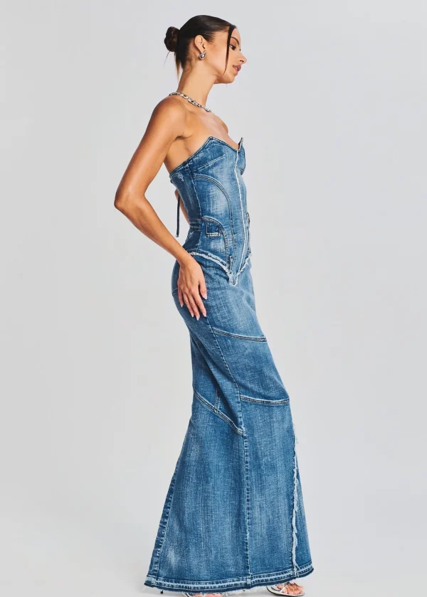 Dresses*Retrofete Tamara Denim Dress Sea