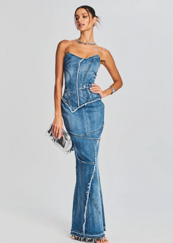 Dresses*Retrofete Tamara Denim Dress Sea