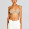 Resort '24*Retrofete Tansy Embellished Bra Tannin/Silver
