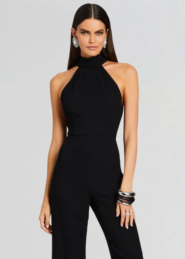 Night Out*Retrofete Taylor Tie Back Jumpsuit Black