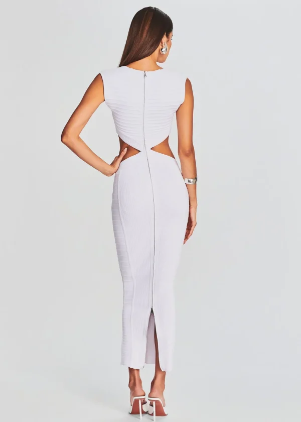 Bachelorette Party*Retrofete Tempo Bandage Knit Dress White