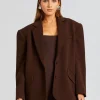 Resort '24*Retrofete The Adel Oversized Dad Blazer Brown