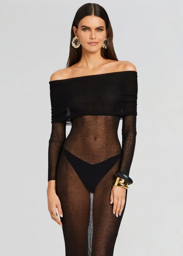 Sheer Bliss*Retrofete Tondra Dress Black