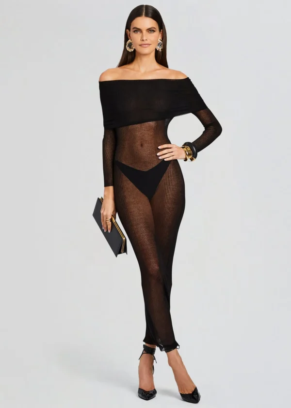 Sheer Bliss*Retrofete Tondra Dress Black
