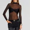 Tops*Retrofete Tonia Bodysuit Black