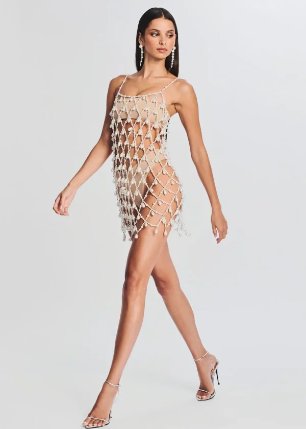 Dresses*Retrofete Tulum Pearl Dress White