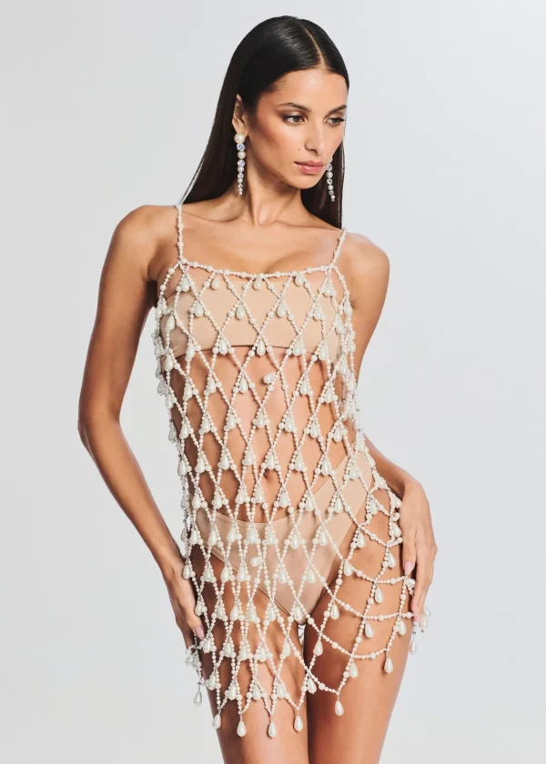 Dresses*Retrofete Tulum Pearl Dress White