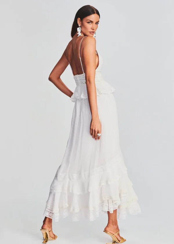 Rehearsal Dinner*Retrofete Tyra Long Dress White