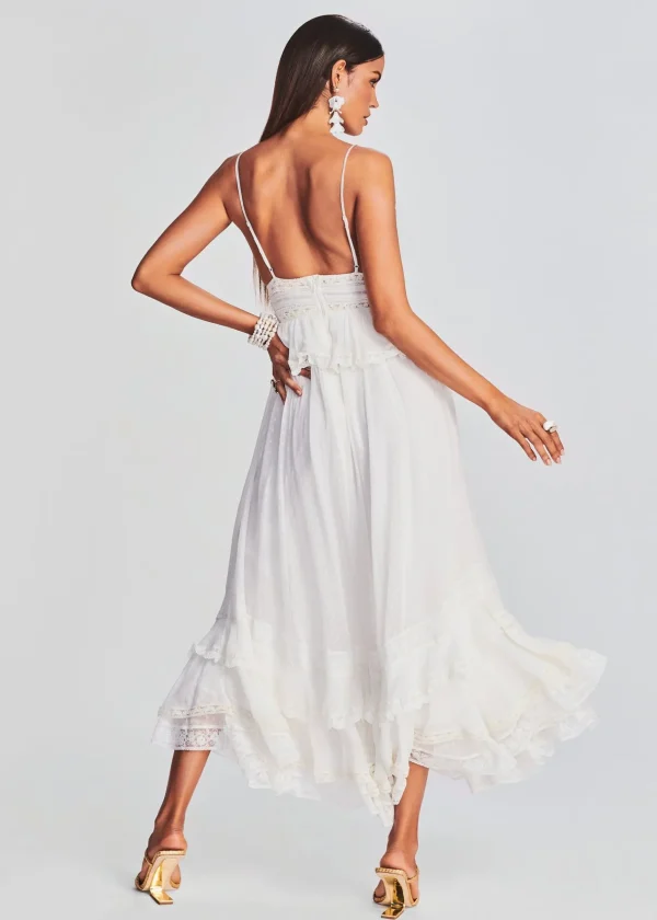 Rehearsal Dinner*Retrofete Tyra Long Dress White