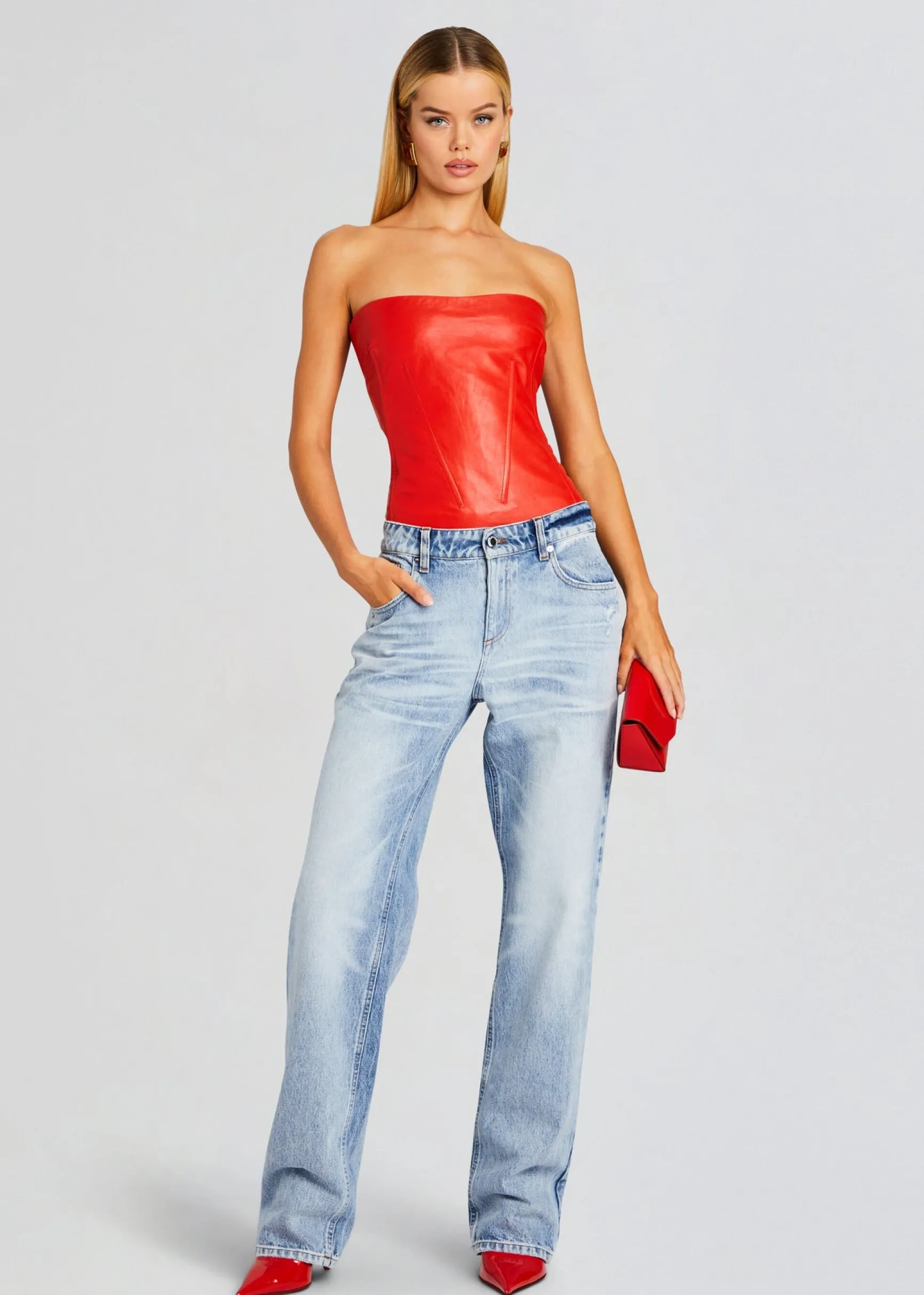 veda_leather_top_1-2.webp Resort '24*Retrofete Veda Leather Top Fiery Red