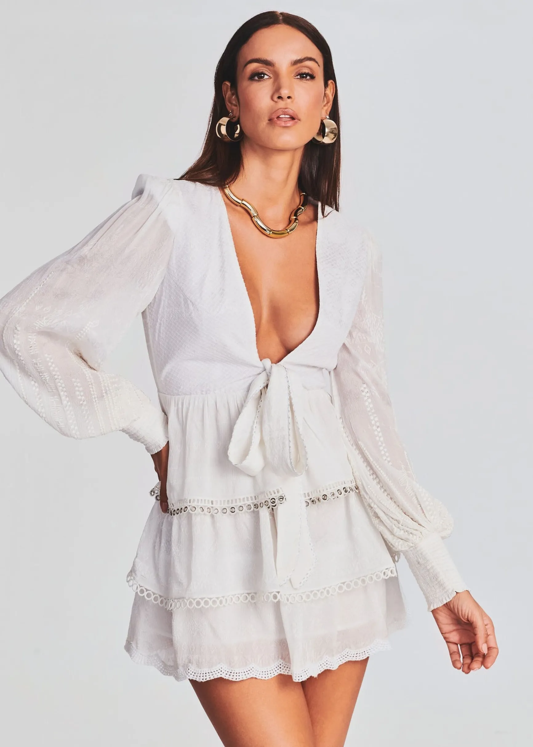 veda_quilted_short_dress_1-2.webp Guest Of*Retrofete Veda Quilted Short Dress Off White