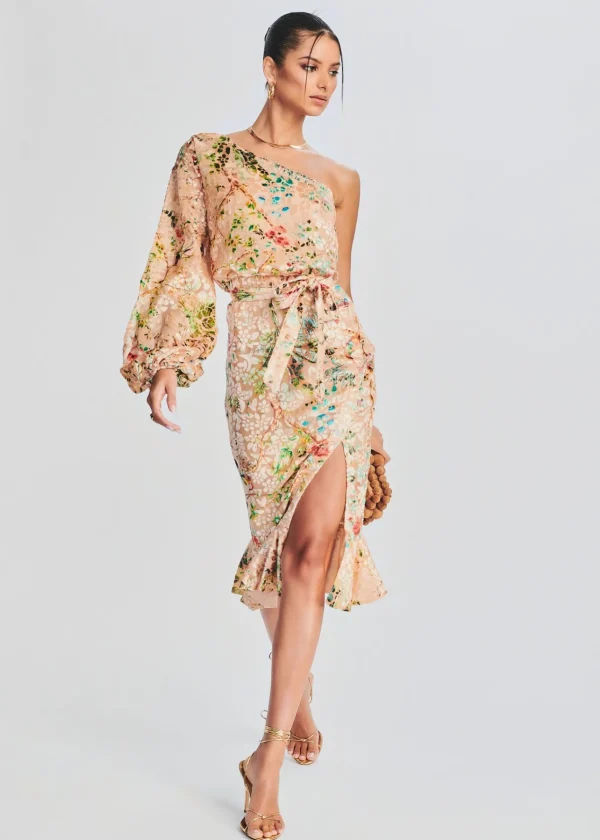 Midi*Retrofete Veena Long Dress Nude