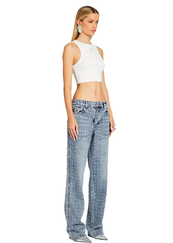 Denim*Retrofete Vero Embellished Denim Pant Tangier