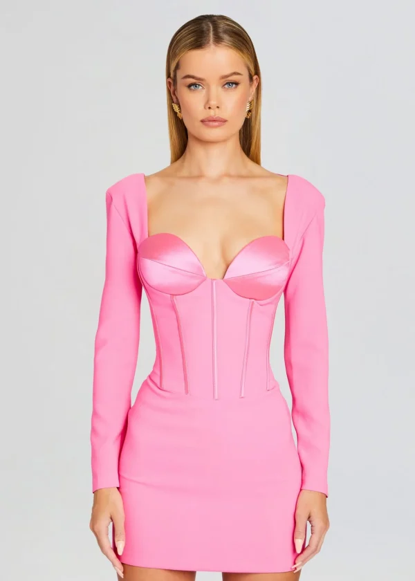 Night Out*Retrofete Veronica Dress Hyper Pink