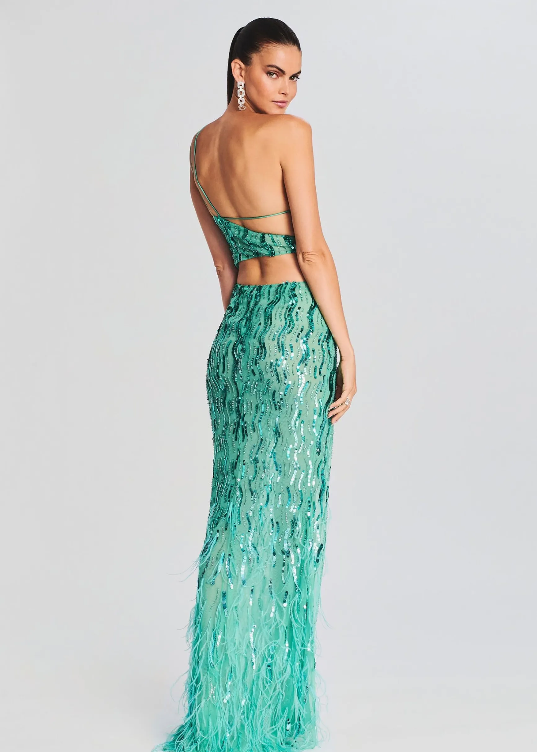 vice_sequin_feather_dress_3-1.webp Guest Of*Retrofete Vice Sequin Feather Dress Sea Foam