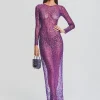 RETROFÊTE*Retrofete Vinci Sequin Dress Amethyst