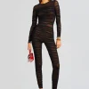 Jumpsuits*Retrofete Virgo Catsuit Black