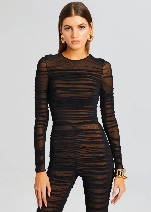 Resort '24*Retrofete Virgo Catsuit Black