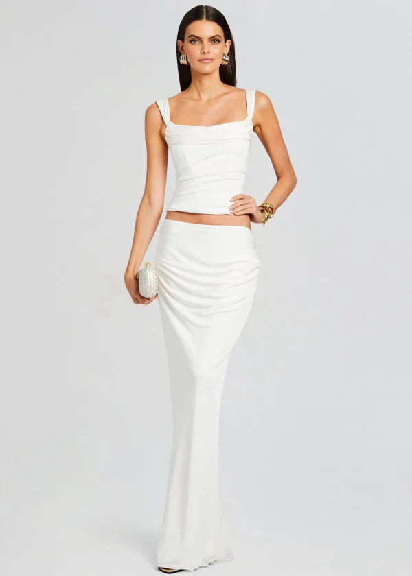 Guest Of*Retrofete Vivienne Skirt White