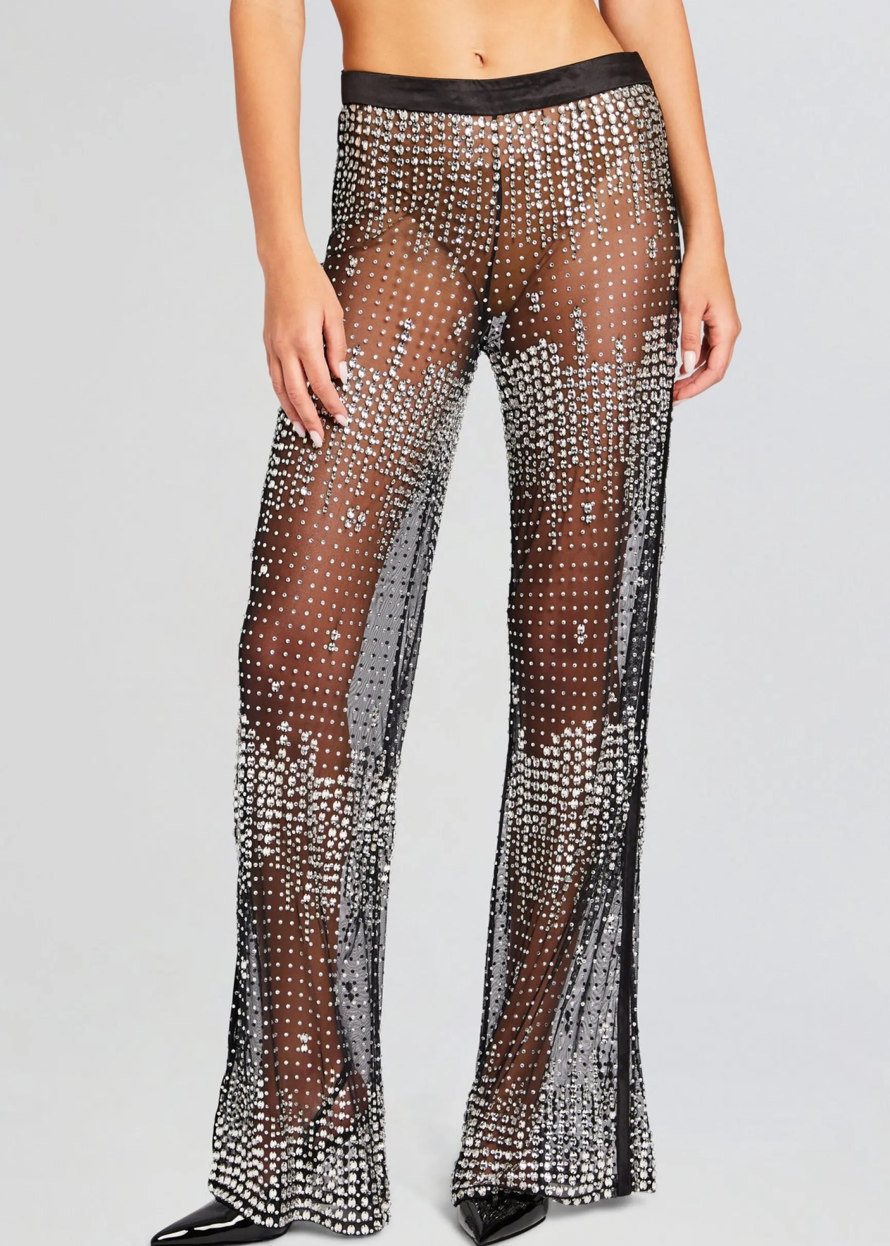 vondra_sequin_pant_0-4.webp Bottoms*Retrofete Vondra Sequin Pant Black/Silver