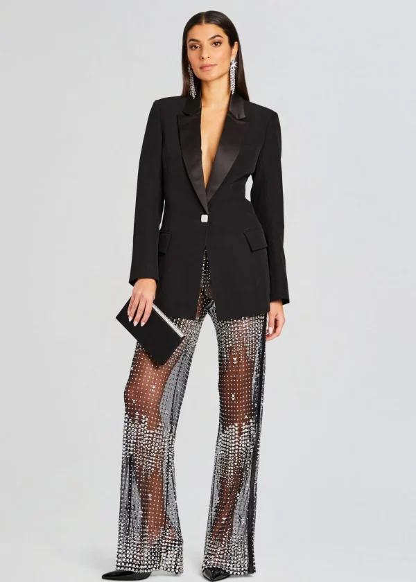 Bottoms*Retrofete Vondra Sequin Pant Black/Silver
