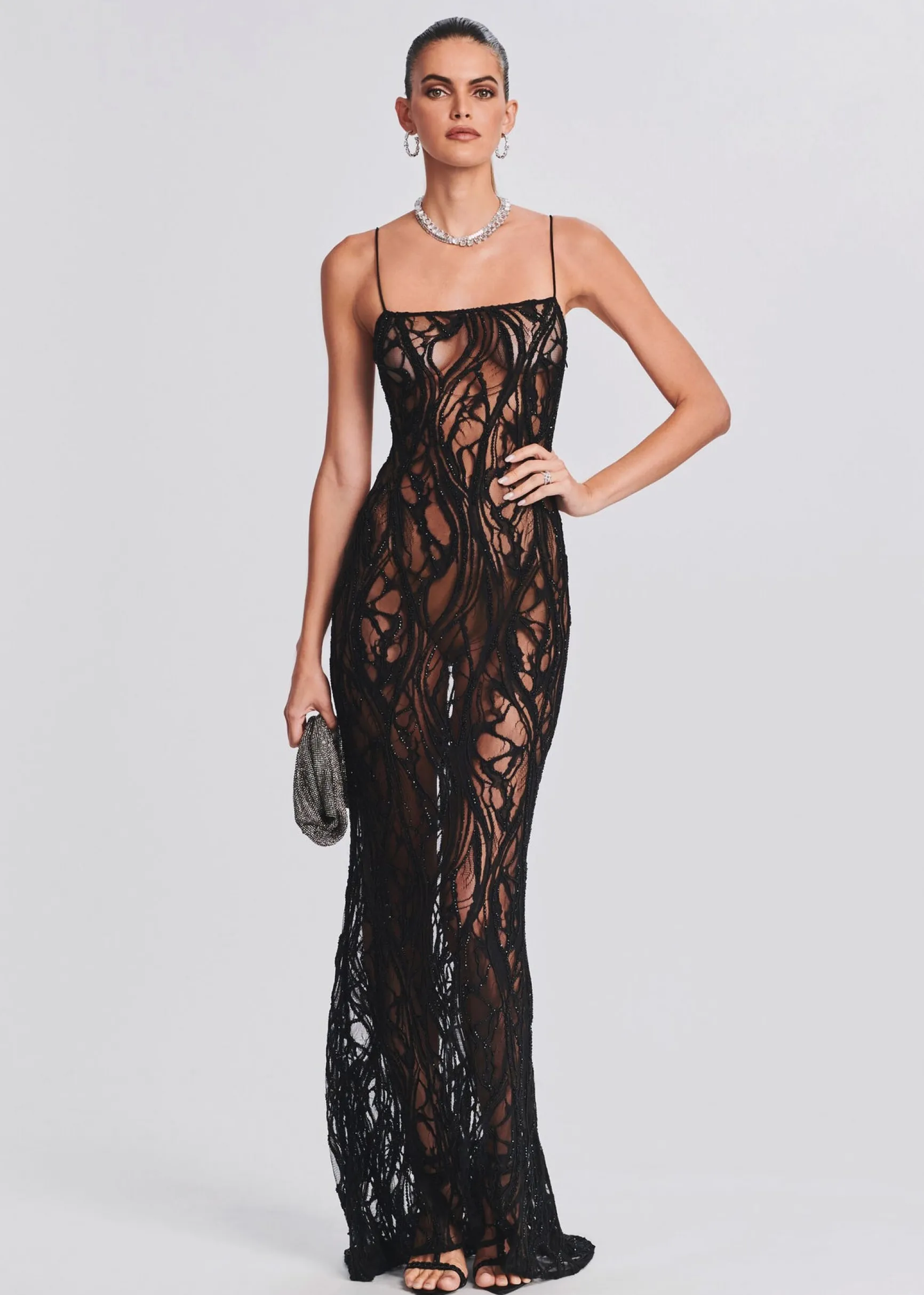 winnie_embellished_lace_d_0-1.webp RETROFÊTE*Retrofete Winnie Embellished Lace Dress Black