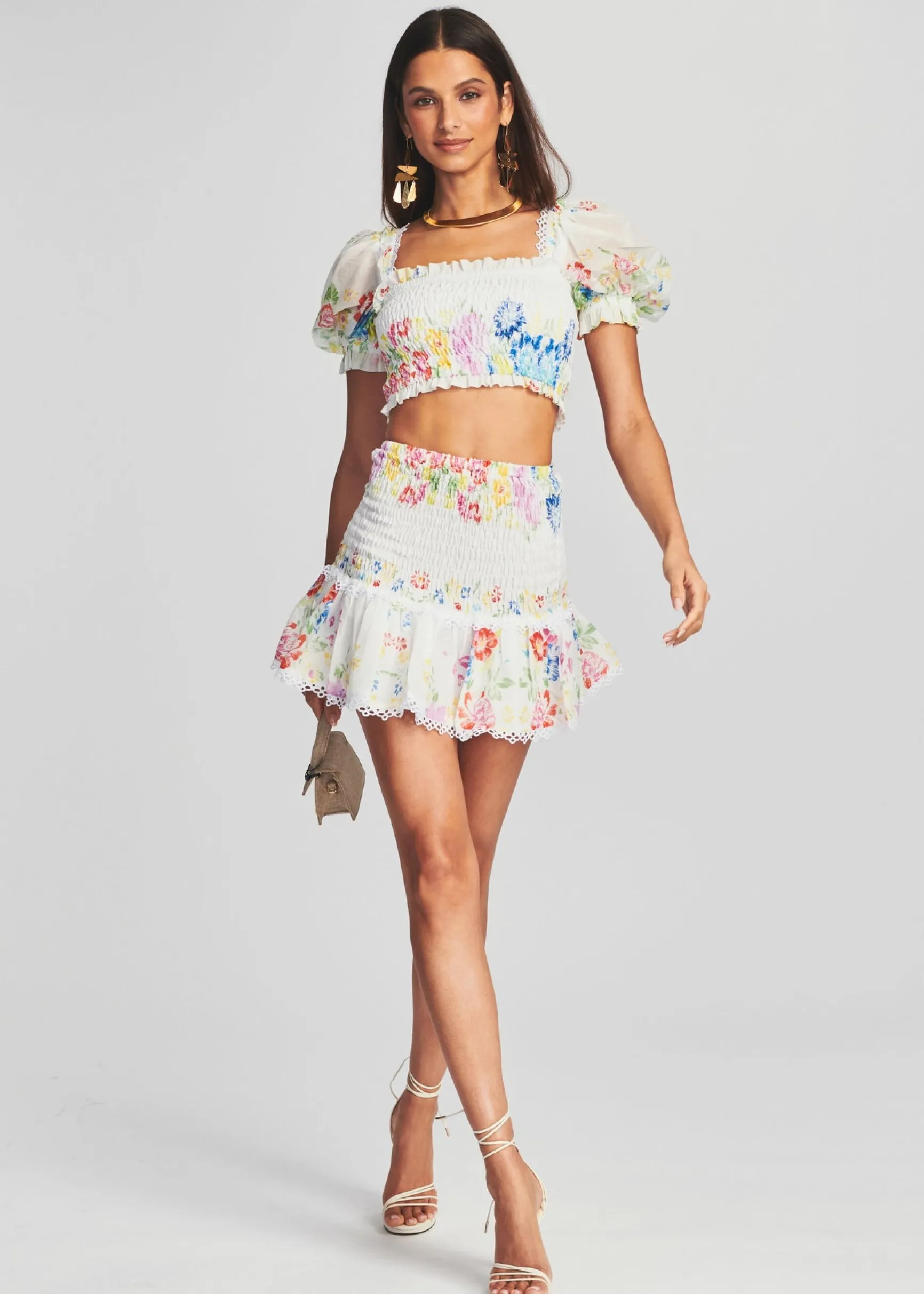 yane_short_skirt_3.webp Honeymoon Looks*Retrofete Yane Short Skirt Garden White Print