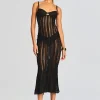 Trending*Retrofete Yayay Long Dress Black Sham