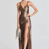 RETROFÊTE*Retrofete Yesi Dress Metallic Bronze