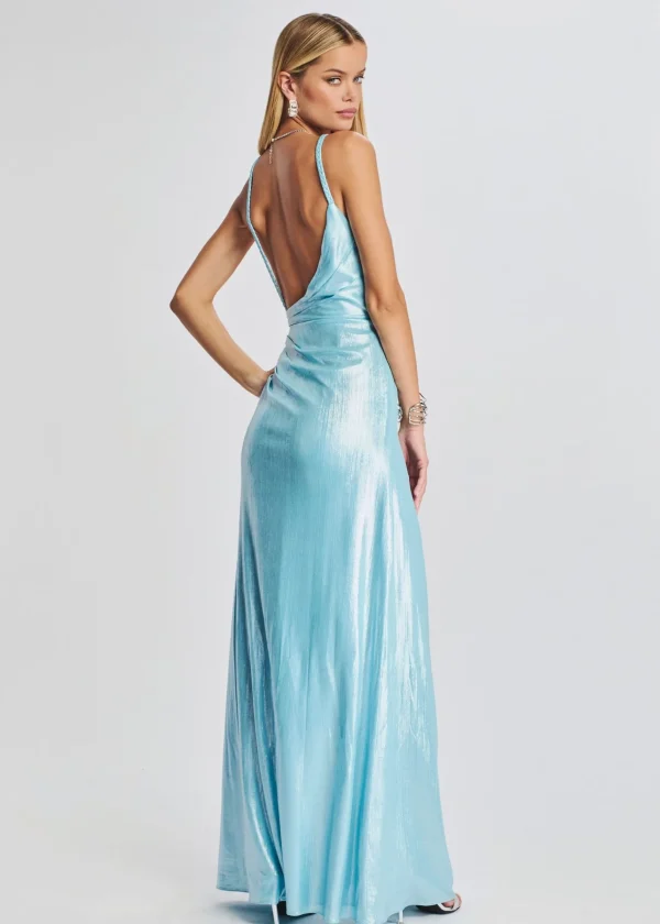 Bridal Party*Retrofete Yesi Dress Blue Silver