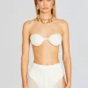 The Destination Bride*Retrofete Yolanda Bikini Top Cream