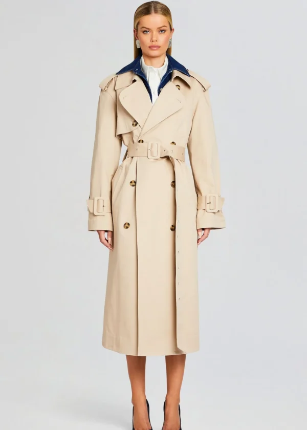 Business Chic*Retrofete York Trench Coat Oxford