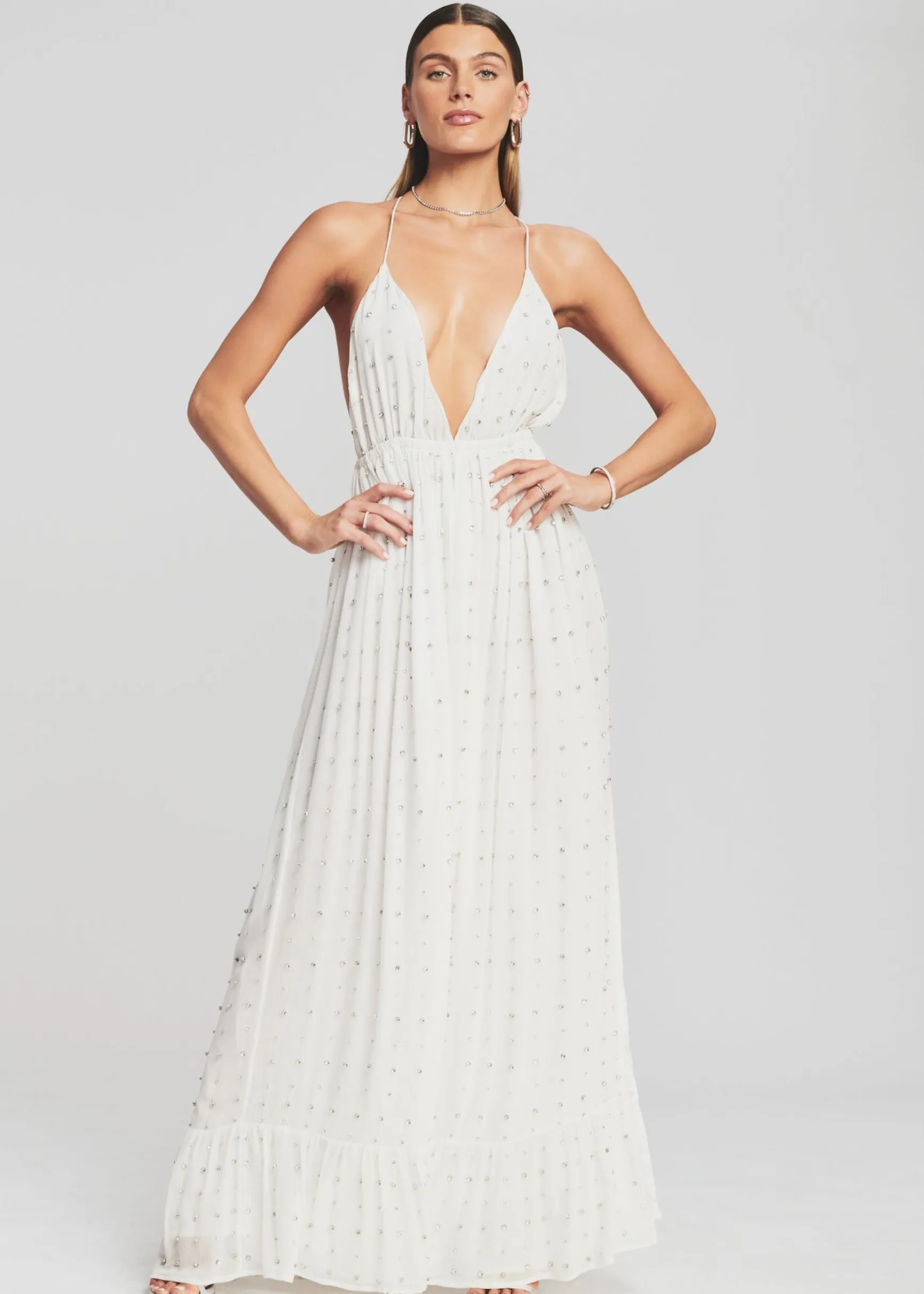 zadie_embellished_silk_ch_0-2.webp The Destination Bride*Retrofete Zadie Embellished Silk Chiffon Dress White