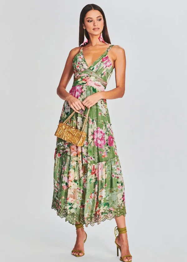 Bridal Party*Retrofete Zaria Long Dress Military Green