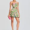 Dresses*Retrofete Zaria Short Dress Military Green
