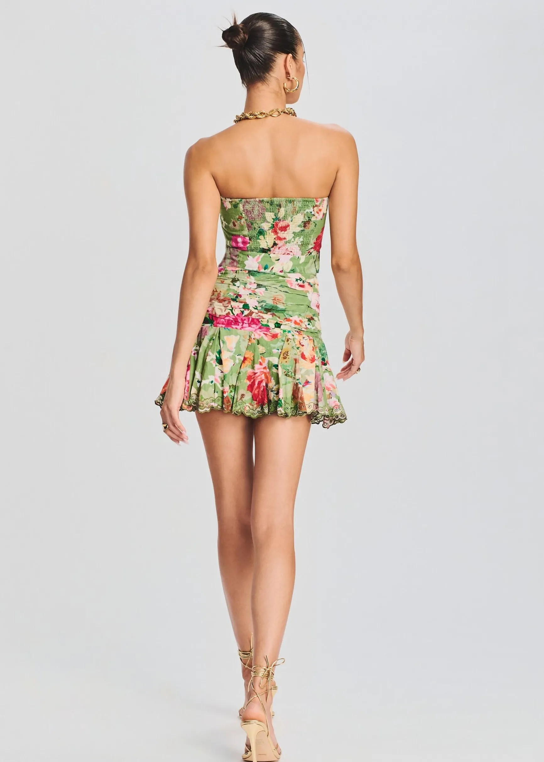 zaria_short_dress_3.webp Dresses*Retrofete Zaria Short Dress Military Green