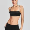 Honeymoon Looks*Retrofete Zeke Bra Black/Crystal