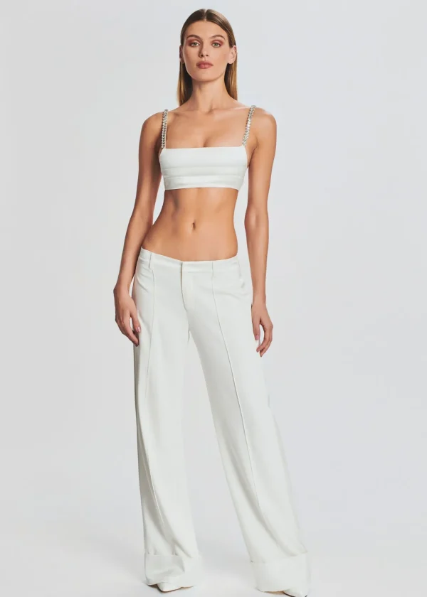 Sequin Styles*Retrofete Zeke Bra White/Crystal