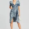 Dresses*Retrofete Zelda Wrap Dress Sienna