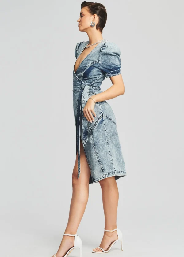 Dresses*Retrofete Zelda Wrap Dress Sienna