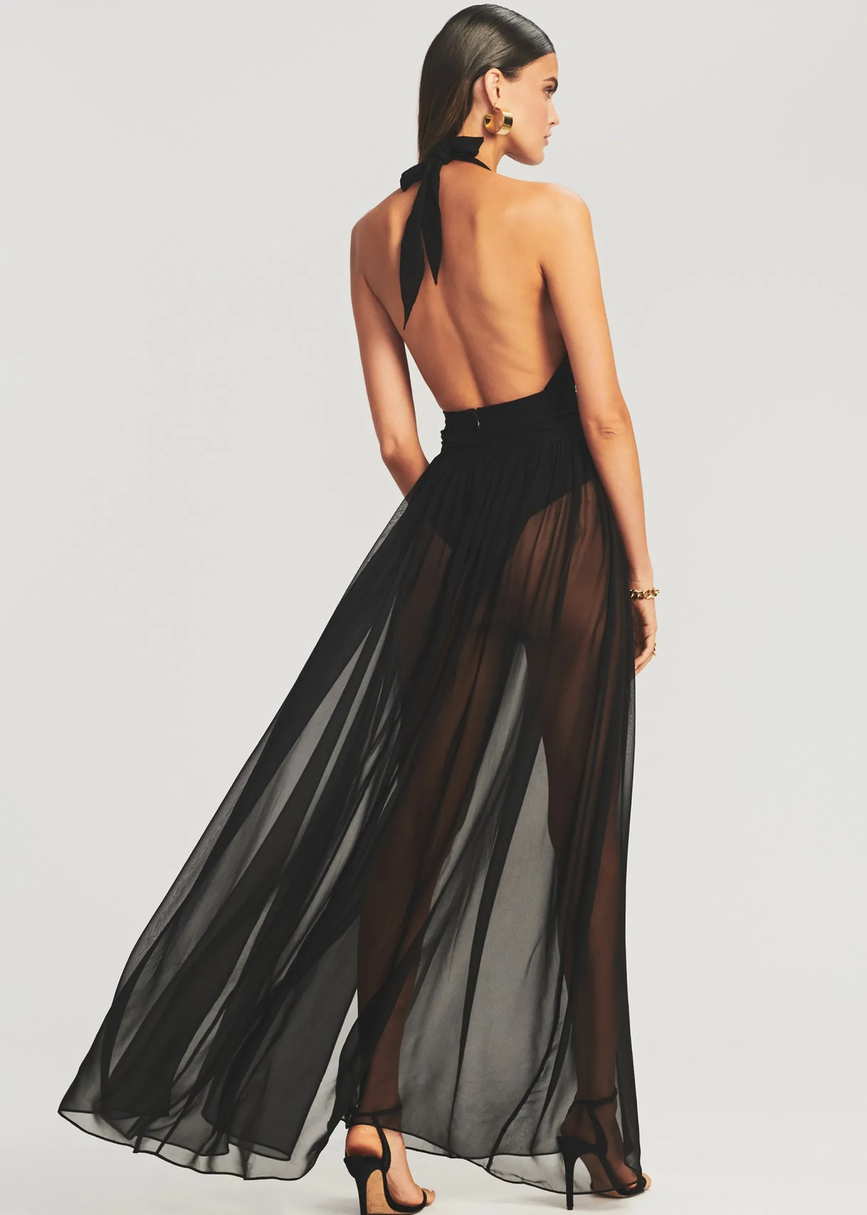 zion_silk_chiffon_dress_3-2.webp RETROFÊTE*Retrofete Zion Silk Chiffon Dress Black